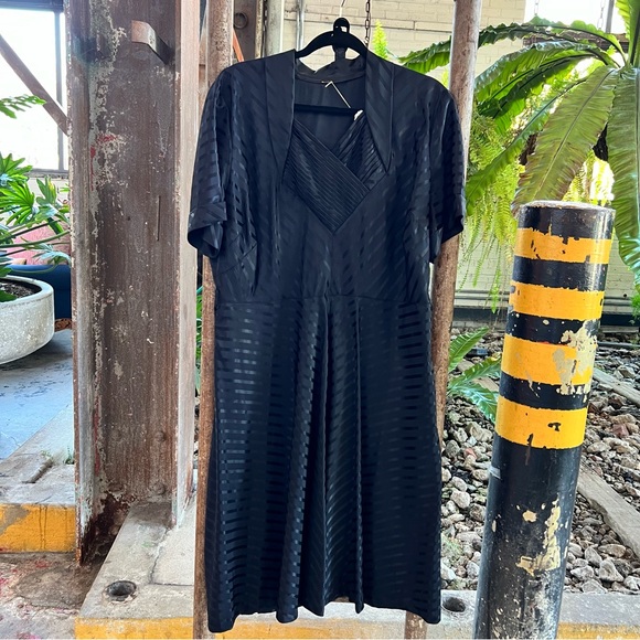 Vintage fit and flare dress 40s/50s - Picture 5 of 7